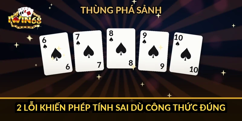 2 lỗi khiến phép tính sai dù công thức đúng